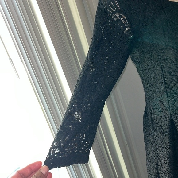 Ny Collections Size Large , NY Collection Black  Lace Dress XLAD0228 - Picture 2 of 5